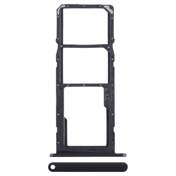 For Honor 20 SE SIM + SIM + Micro SD Card Tray (Black)