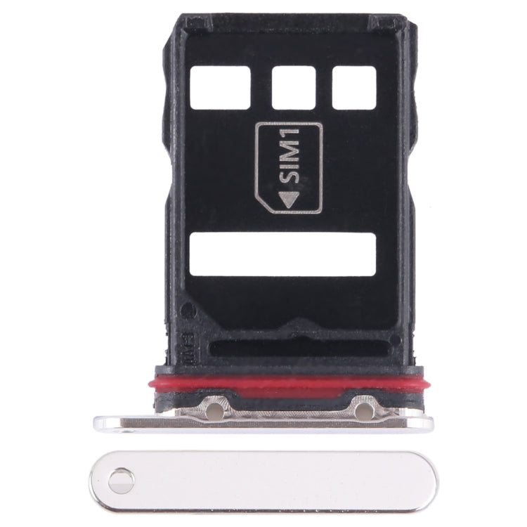 For Honor Magic5 Ultimate SIM + NM Card Tray (Silver)