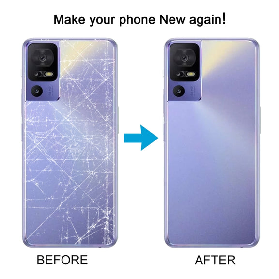 For TCL 40 SE Original Battery Back Cover (Blue)