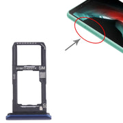 For Sony Xperia 10 II Original SIM + Micro SD Card Tray (Blue)