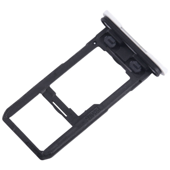 For Sony Xperia 10 II Original SIM + Micro SD Card Tray (White)