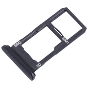 For Sony Xperia 10 II Original SIM + SIM / Micro SD Card Tray (Black)