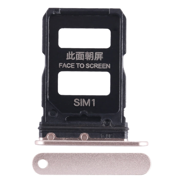 For Xiaomi Civi 1S SIM Card Tray + SIM Card Tray (Gold)