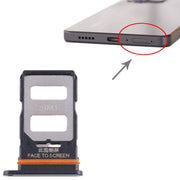 For Xiaomi Poco X5 Pro SIM Card Tray + SIM Card Tray (Black)