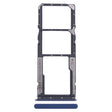 For Xiaomi Poco C55 SIM Card Tray + SIM Card Tray + Micro SD Card Tray (Blue) - Card Tray by PMC TechLife | Online Shopping South Africa | PMC TechLife
