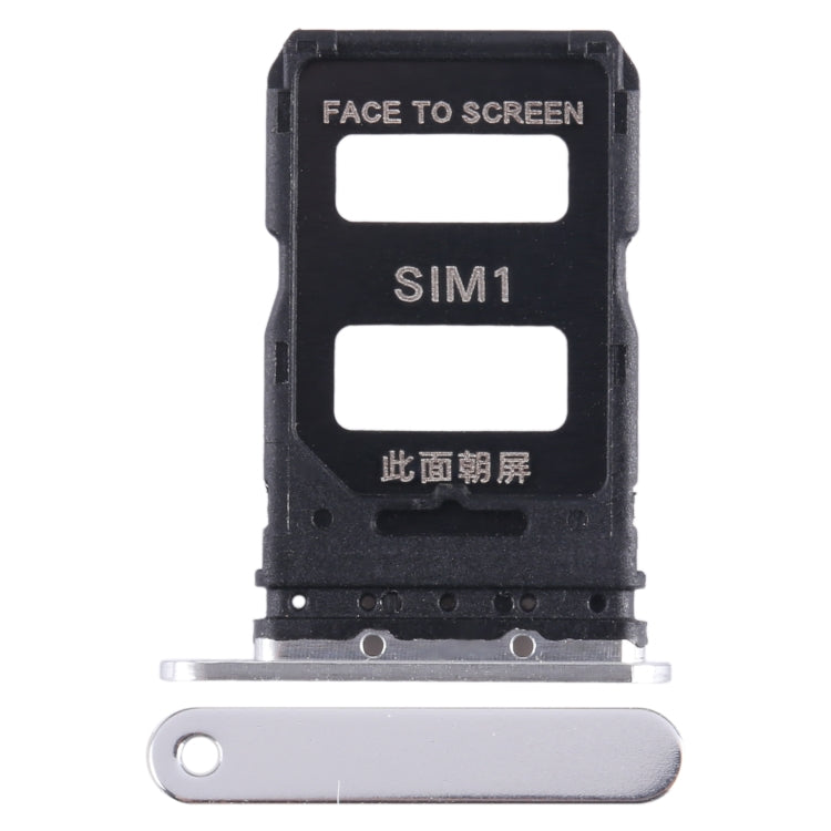 For Xiaomi 13 Pro SIM Card Tray + SIM Card Tray (Silver)