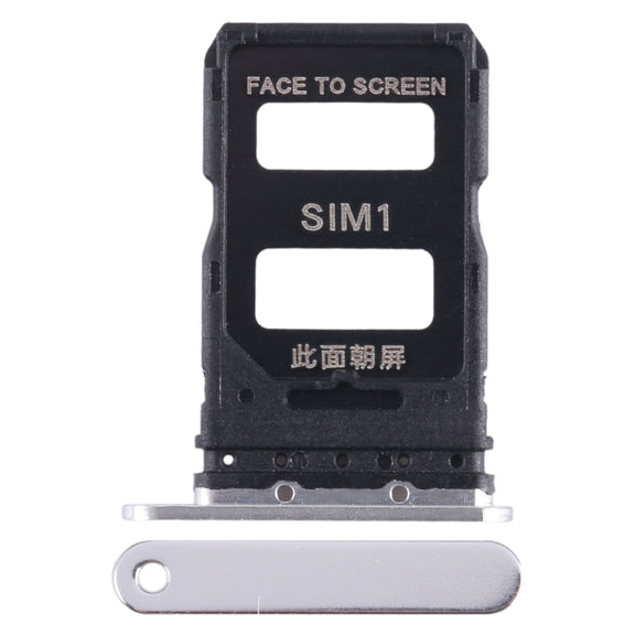For Xiaomi 13 Pro SIM Card Tray + SIM Card Tray (Silver)