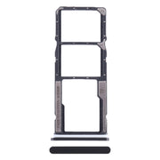 For Xiaomi Redmi A2 SIM Card Tray + SIM Card Tray + Micro SD Card Tray (Black)