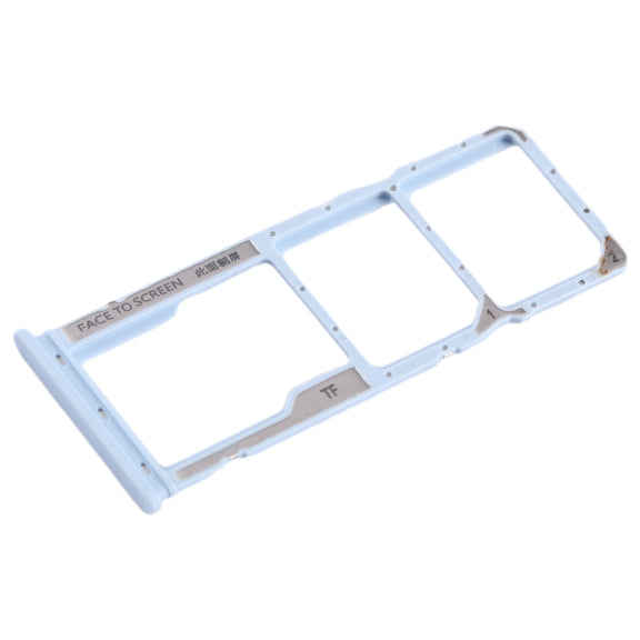 For Xiaomi Redmi A2+ SIM Card Tray + SIM Card Tray + Micro SD Card Tray (Blue)