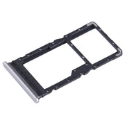 For Xiaomi Redmi Note 12R SIM Card Tray + SIM Card Tray / Micro SD Card Tray (Silver)