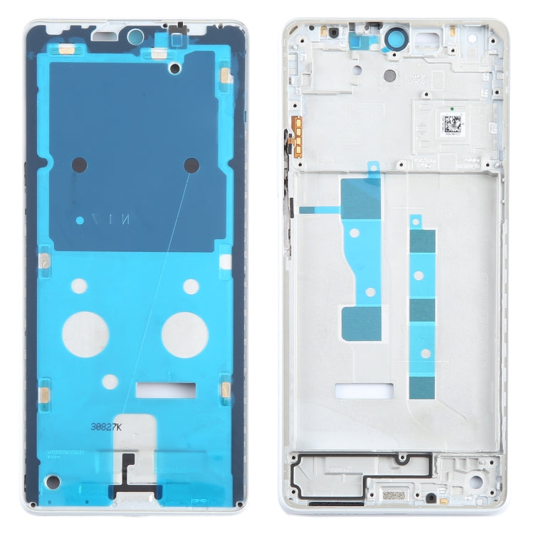 For Xiaomi Redmi Note 13 5G Original Front Housing LCD Frame Bezel Plate (White)