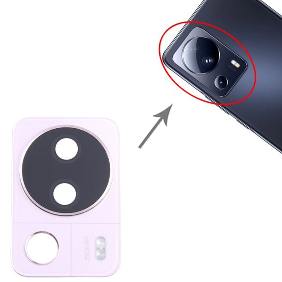 For Xiaomi Civi 2 Camera Lens Cover (Pink)