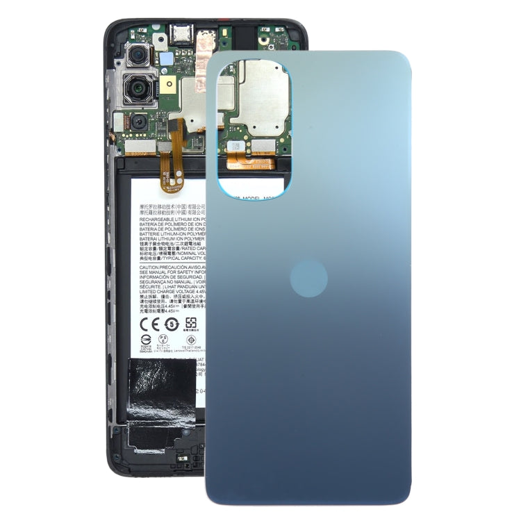 For Motorola Edge 30 Original Battery Back Cover(Blue)