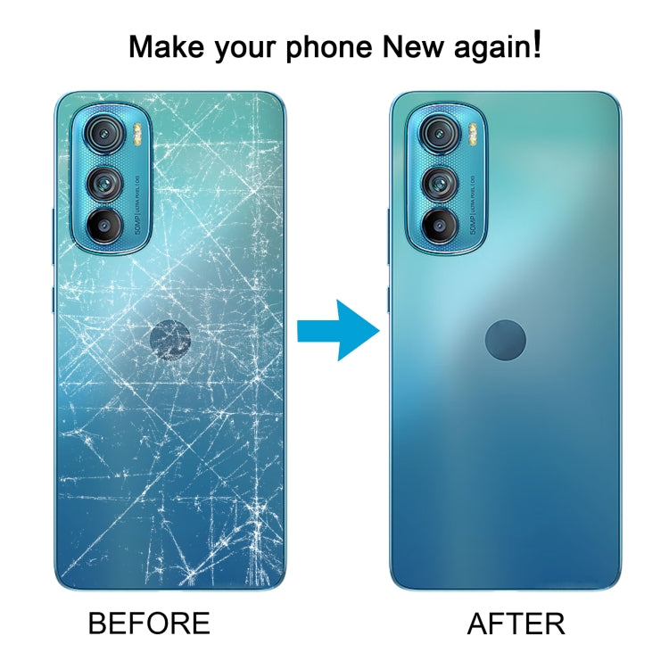 For Motorola Edge 30 Original Battery Back Cover(Blue)