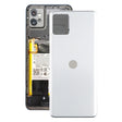For Motorola Moto G32 Original Battery Back Cover(Silver) - Back Cover by PMC TechLife | Online Shopping South Africa | PMC TechLife