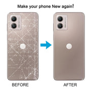 For Motorola Moto G53 Original Battery Back Cover(Silver)