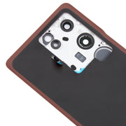 For vivo V29 Pro Original Battery Back Cover with Camera Lens Cover(Purple Red)