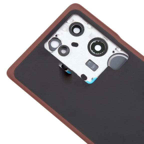 For vivo V29 Pro Original Battery Back Cover with Camera Lens Cover(Purple Red)