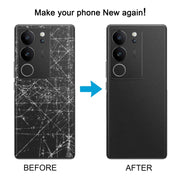 For vivo V29 Pro Original Battery Back Cover with Camera Lens Cover(Purple Red)