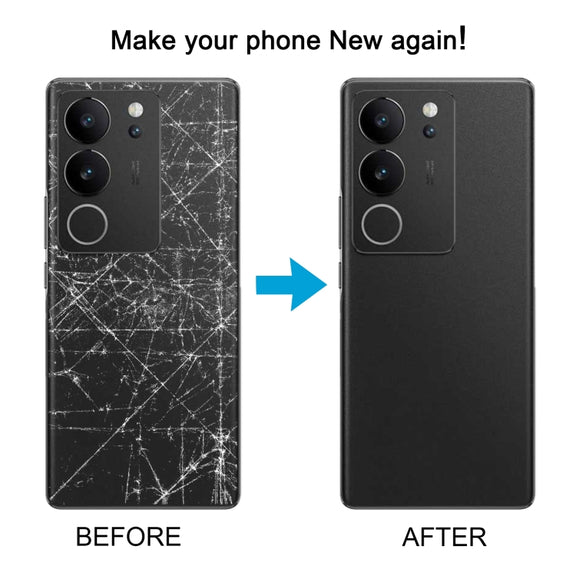 For vivo V29 Pro Original Battery Back Cover with Camera Lens Cover(Purple Red)