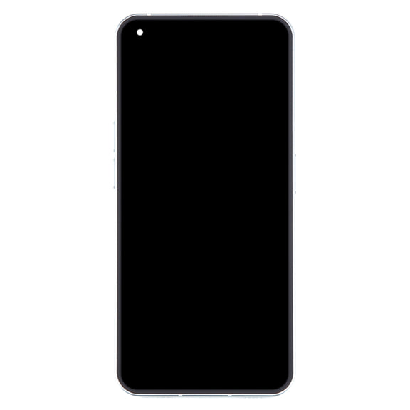 For Nothing Phone1 A063 LCD Screen Digitizer Full Assembly with Frame (Silver)
