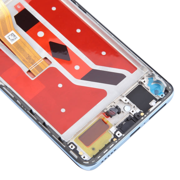 For Honor X50 Original LCD Screen Digitizer Full Assembly with Frame (Blue)