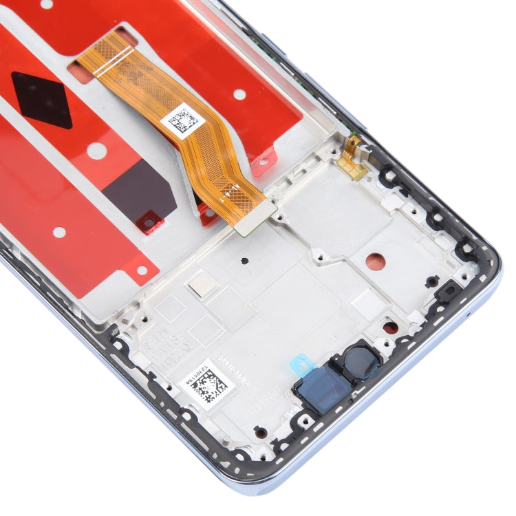 For Honor X9b Original LCD Screen Digitizer Full Assembly with Frame (Silver)