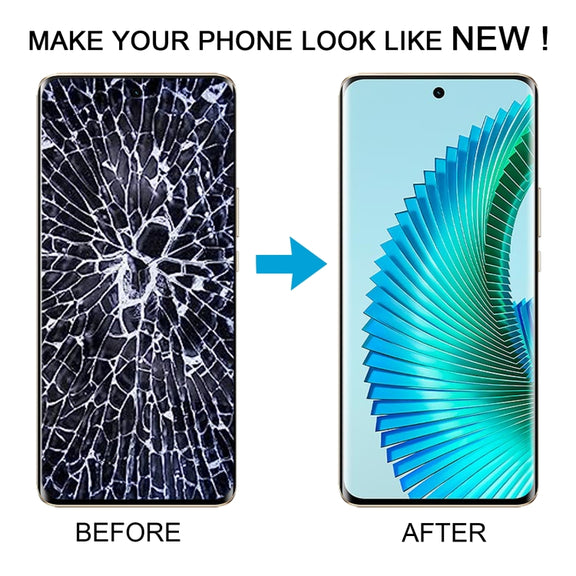 For Honor Magic6 Lite Original LCD Screen Digitizer Full Assembly with Frame (Silver)