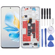 For Honor 100 Original LCD Screen Digitizer Full Assembly with Frame (Silver) - free shipping - PMC TechLife - Order now!