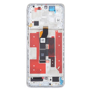 For Honor 100 Original LCD Screen Digitizer Full Assembly with Frame (Silver)