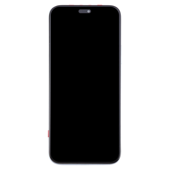 For Honor X8b Original LCD Screen Digitizer Full Assembly with Frame (Silver)
