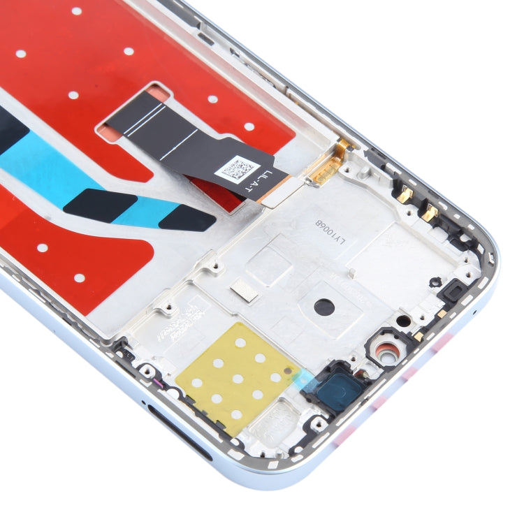 For Honor X8b Original LCD Screen Digitizer Full Assembly with Frame (Silver)