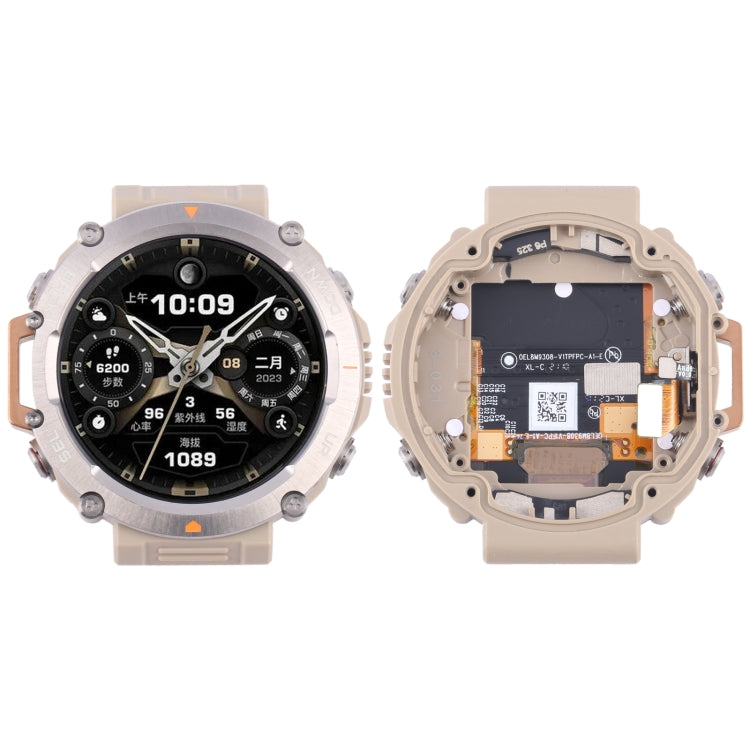 For Amazfit T-Rex Ultra Original LCD Screen Digitizer Full Assembly With Frame(Yellow)