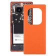 For Tecno Phantom X2 AD8 Original Battery Back Cover(Orange) - Back Cover by PMC TechLife | Online Shopping South Africa | PMC TechLife
