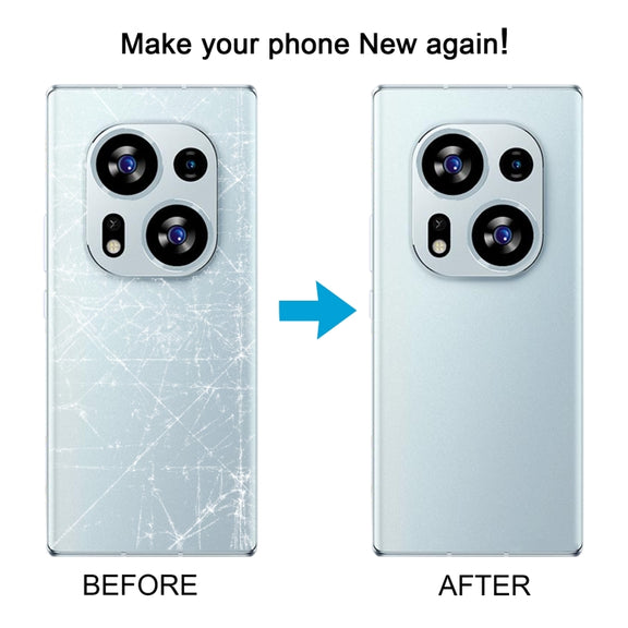 For Tecno Phantom X2 Pro AD9 Original Battery Back Cover(Blue)