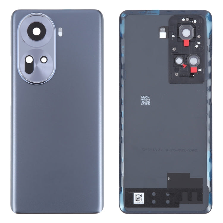 For OPPO Reno11 Global Original Battery Back Cover with Camera Lens Cover(Black)