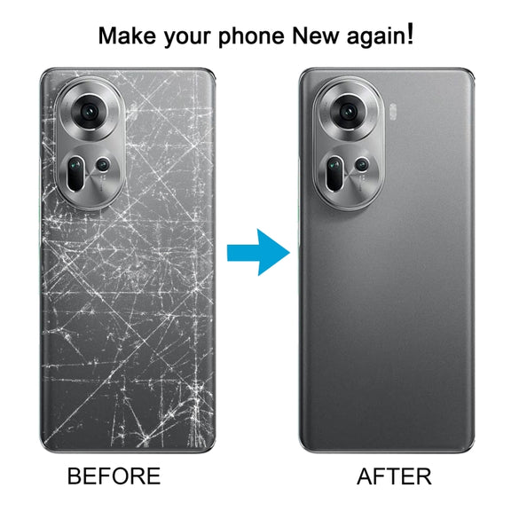 For OPPO Reno11 Global Original Battery Back Cover with Camera Lens Cover(Black)