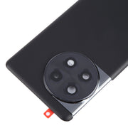 For OnePlus 11R Battery Back Cover with Camera Lens Cover(Black)