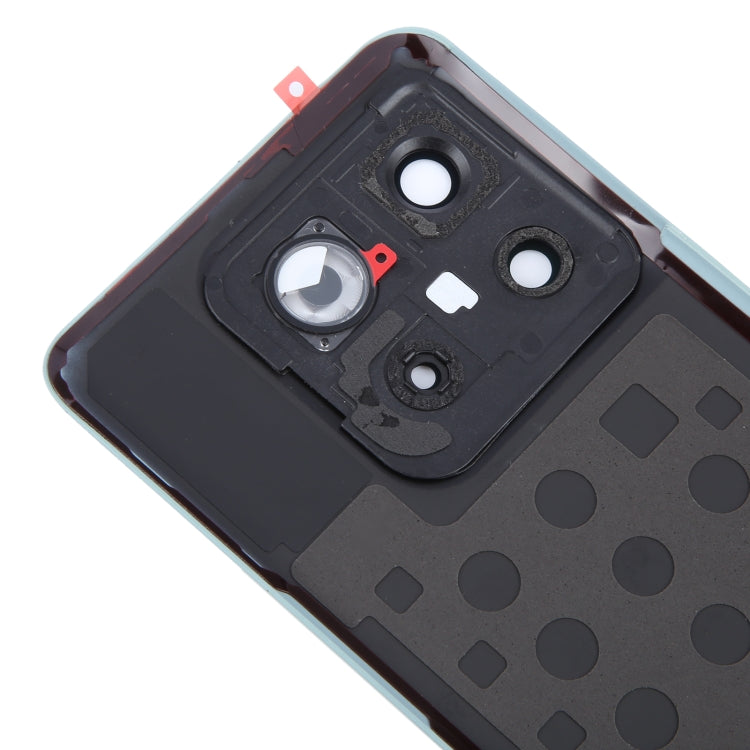For OnePlus 10T Battery Back Cover with Camera Lens Cover(Green)
