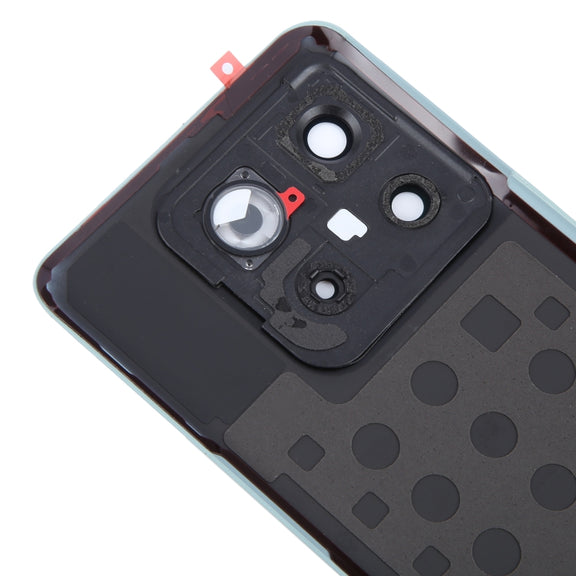 For OnePlus 10T Battery Back Cover with Camera Lens Cover(Green)