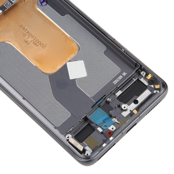 For Xiaomi 12 Original AMOLED Material LCD Screen Digitizer Full Assembly with Frame (Black)