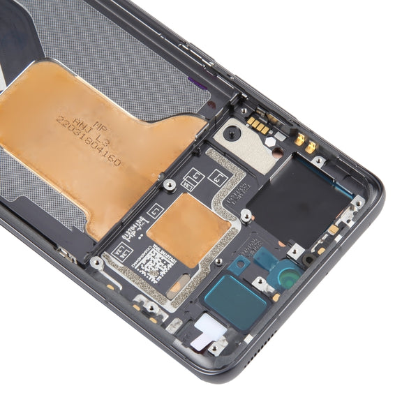 For Xiaomi 12 Original AMOLED Material LCD Screen Digitizer Full Assembly with Frame (Black)
