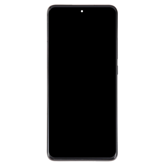For Xiaomi 12S Original AMOLED Material LCD Screen Digitizer Full Assembly with Frame (Black)