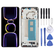 For Xiaomi Poco F5 Pro Original AMOLED Material LCD Screen Digitizer Full Assembly with Frame (Silver)