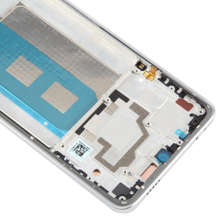 For Xiaomi Poco F5 Pro Original AMOLED Material LCD Screen Digitizer Full Assembly with Frame (Silver)
