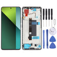 For Xiaomi Redmi Note 13 Pro 5G Original AMOLED Material LCD Screen Digitizer Full Assembly with Frame (Black) - LCD Screen by PMC TechLife | Online Shopping South Africa | PMC TechLife