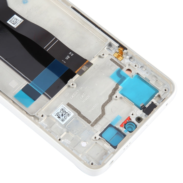 For Xiaomi Redmi Note 13 Pro 5G Original AMOLED Material LCD Screen Digitizer Full Assembly with Frame (White)