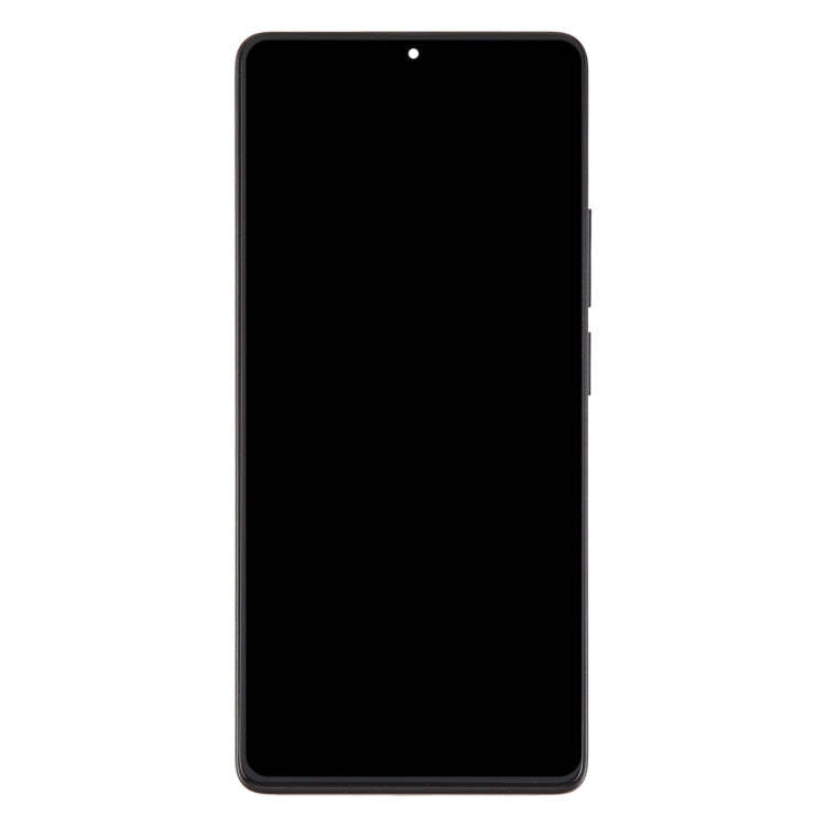 For Xiaomi Poco M6 Pro 4G Original AMOLED Material LCD Screen Digitizer Full Assembly with Frame (Black)