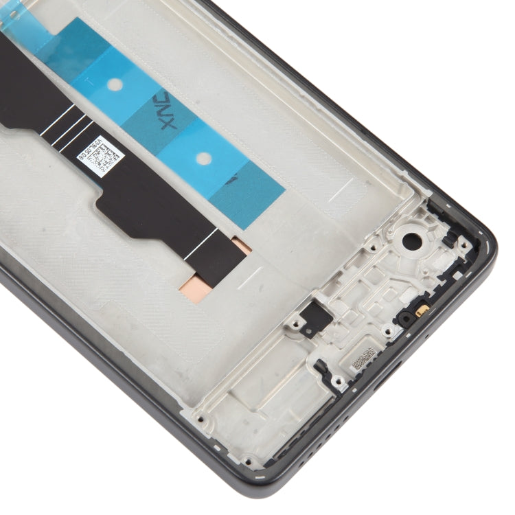 For Xiaomi Poco M6 Pro 4G Original AMOLED Material LCD Screen Digitizer Full Assembly with Frame (Black)