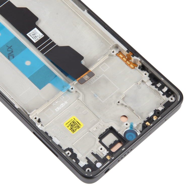 For Xiaomi Poco M6 Pro 4G Original AMOLED Material LCD Screen Digitizer Full Assembly with Frame (Black)